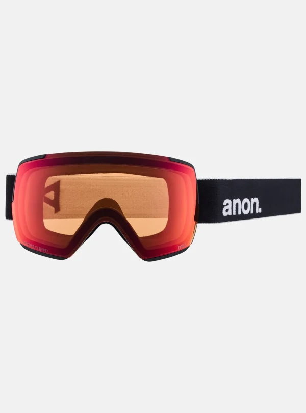 Anon M5S Low Bridge Fit Goggles + Bonus Lens + MFI® Face Mask