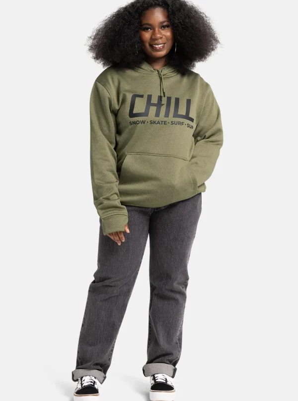 Chill Oak Pullover Hoodie Sweatshirt