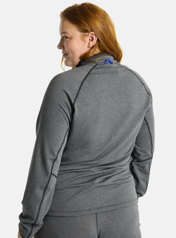 Women's Burton Stockrun Grid Half-Zip Fleece