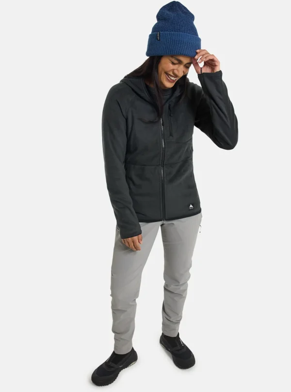 Women's Burton Stockrun Warmest Hooded Full-Zip Fleece